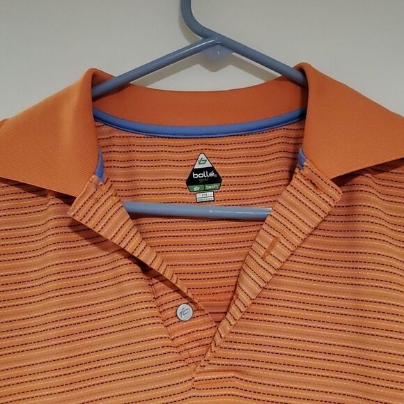 Men's three button polo golf shirt - Picture 3 of 4